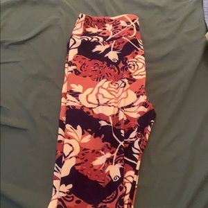 Lularoe os roses unicorn leggings nwot